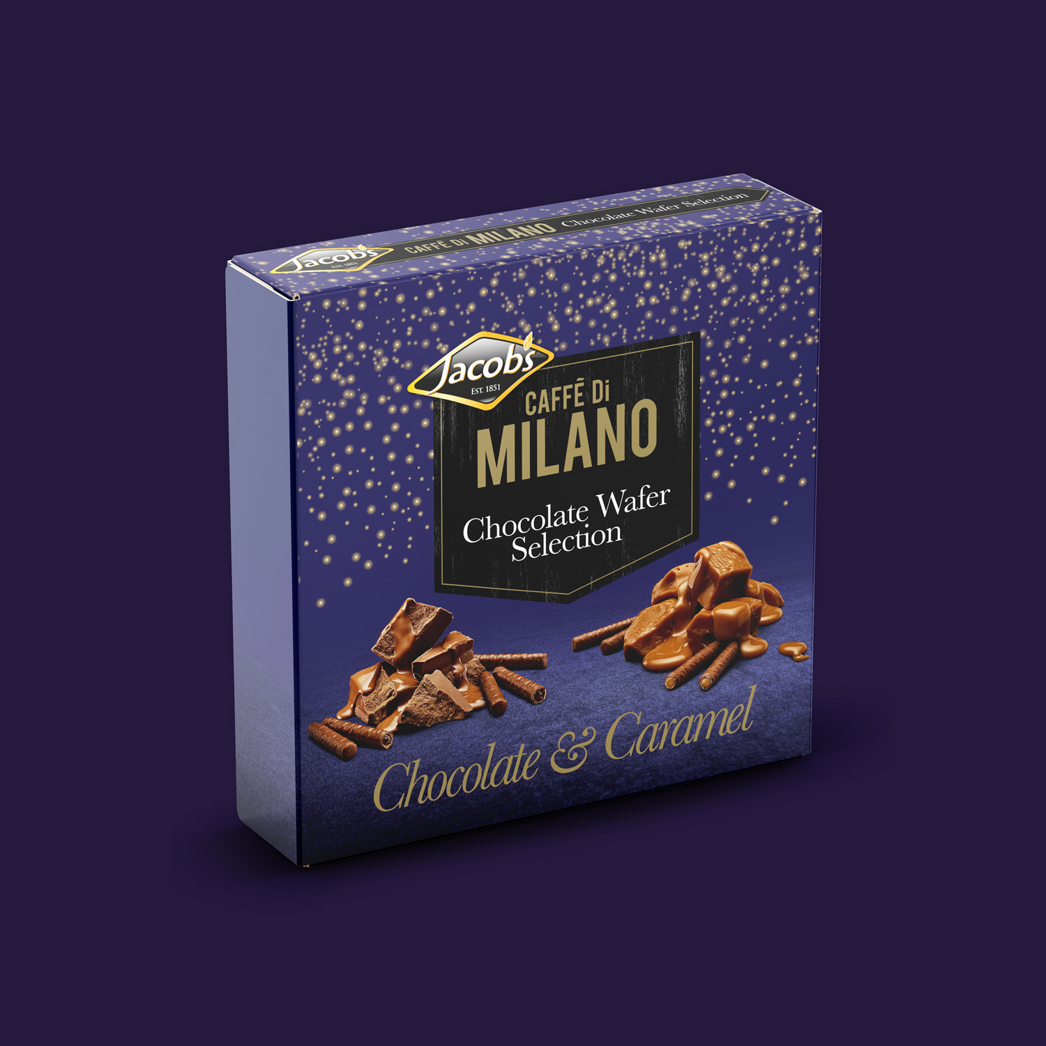 Caffe Di Milano Chocolate and Caramel Rolls Festive Gift pack