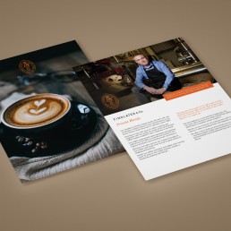 Findlater & Co Coffee brochure Inserts - Private Blends
