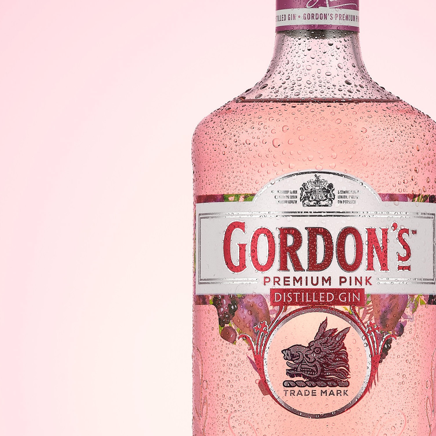 Styled Gordons Gin Bottle Product Photography