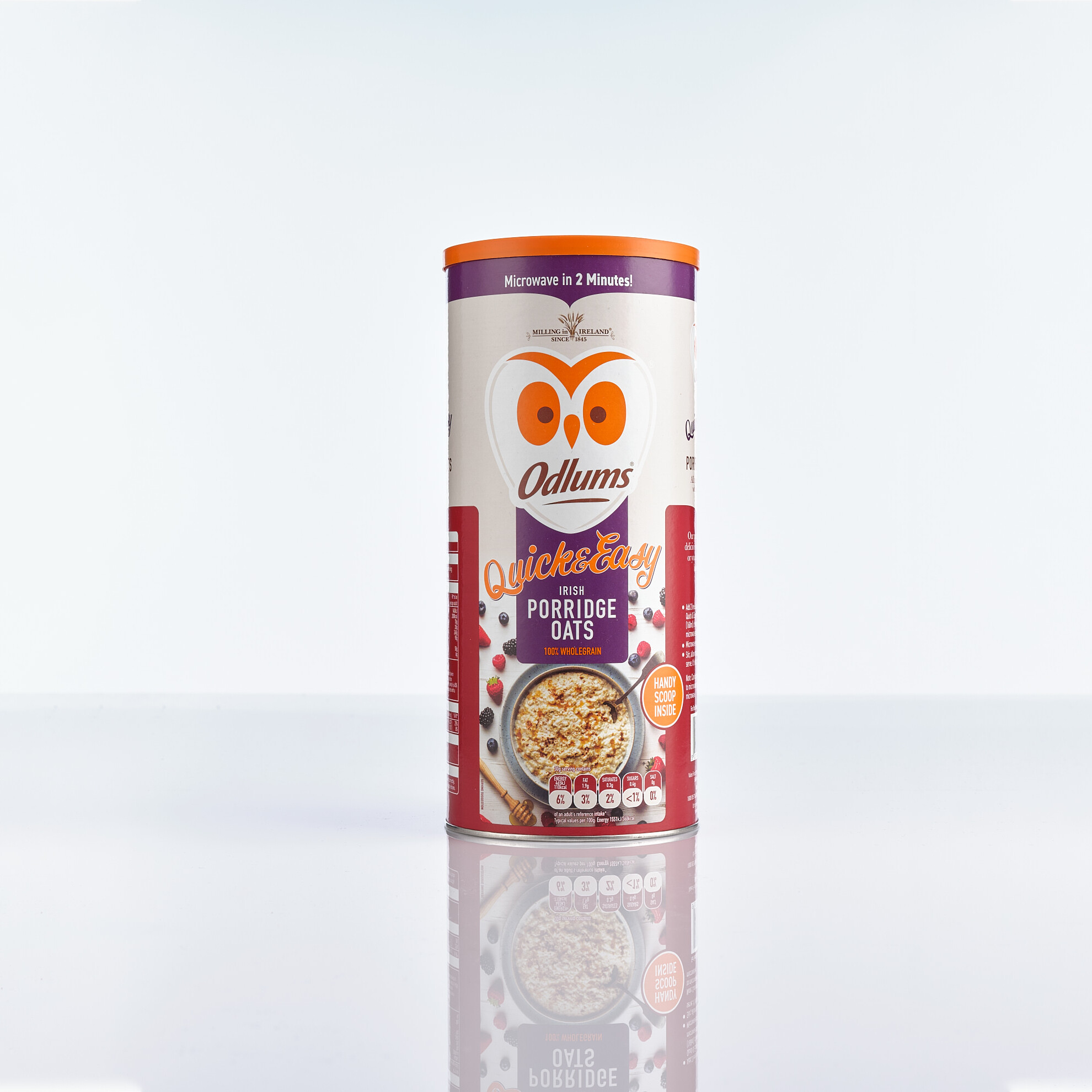 Packshot Product Photography ofOdlums Range Packaging Redesign