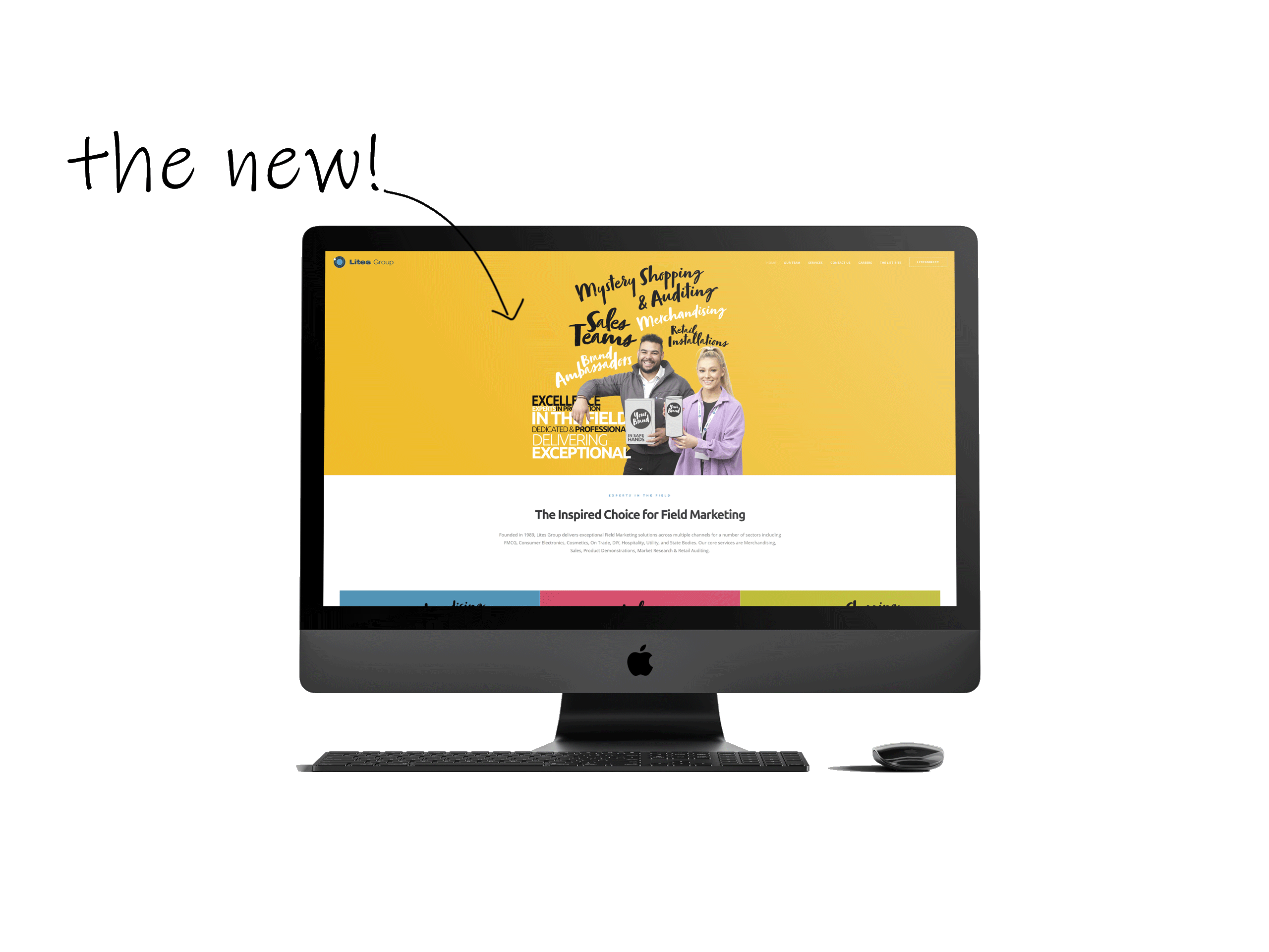 Lites Group new website mockup