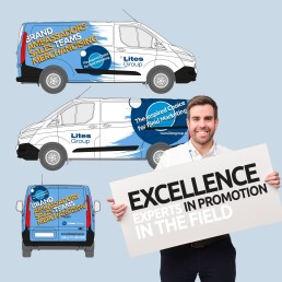Website, Van Livery and Brand Photography for Lites Group